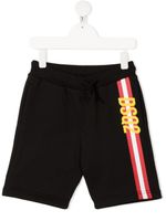 DSQUARED2 KIDS bermuda à bande logo - Noir