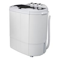 Salora WMR3700TWIN wasmachine Bovenbelading 3,6 kg 1300 RPM Zwart, Wit - thumbnail