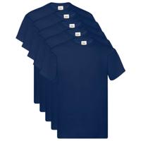 VidaXL Overhemd 5 pcs blauw 5xl katoen