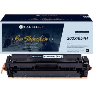 G&G Toner vervangt HP 203X Compatibel Zwart CF540X/Cartridge 054H Black GS-HCF540X(U)