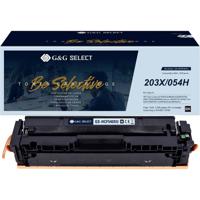 G&G Toner vervangt HP 203X Compatibel Zwart CF540X/Cartridge 054H Black GS-HCF540X(U) - thumbnail