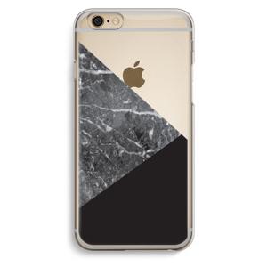 Combinatie marmer: iPhone 6 / 6S Transparant Hoesje