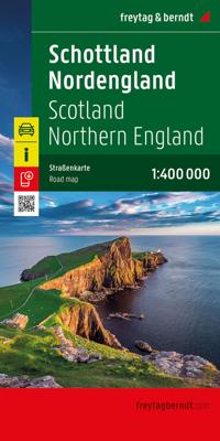 Wegenkaart - landkaart Schottland - Nordengland - Schotland + Engeland Noord | Freytag & Berndt