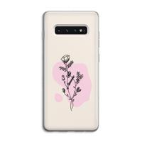 Roses are red: Samsung Galaxy S10 4G Transparant Hoesje