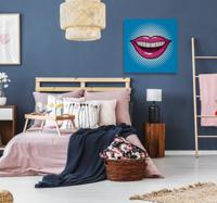 Pop Art Mond canvas