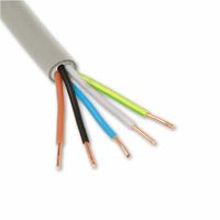 Buitenkabel 5 x 2,5mm voor boven de grond rol 100 meter