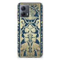 Motorola Moto G53 | TPU Case | Beige Flowers
