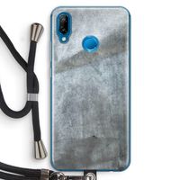 Grey Stone: Huawei P20 Lite Transparant Hoesje met koord