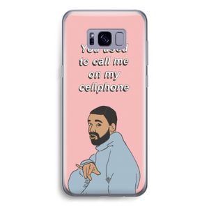 Hotline bling: Samsung Galaxy S8 Transparant Hoesje