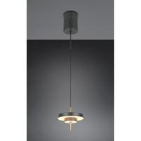 Trio Design hanglampKeaton zwart met goud Ø 20cm - 340210180