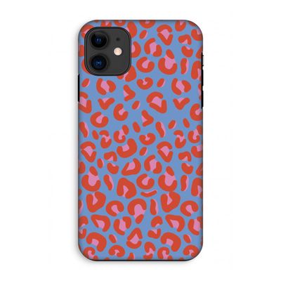 Leopard blue: iPhone 11 Tough Case