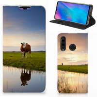 Huawei P30 Lite New Edition Hoesje maken Koe - thumbnail