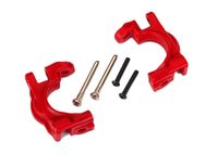 Traxxas - Caster Blocks Left/Right (for use with #9080 upgrade kit) - Red (TRX-9032R)