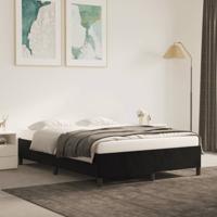 Bedframe zonder matras 140x190 cm fluweel zwart