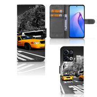 OPPO Reno8 Pro Flip Cover New York Taxi - thumbnail