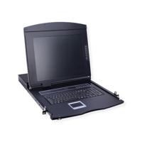 VALUE 19 KVM console, 43 cm (17) TFT (16:9), VGA, USB, toetsenbord layout UK