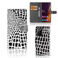 Samsung Galaxy Note20 Ultra | Telefoonhoesje | Met pasjeshouder | Slangenprint