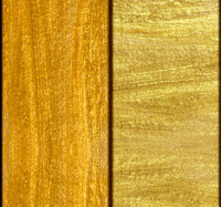 Slaapkamer behang met gouden patroon