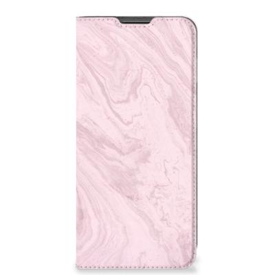 Motorola Moto G22 | Standcase | Marble Pink - Origineel Cadeau Vriendin