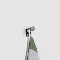 Kledinghaak Clou Fold Gunmetal Geborsteld PVD Clou