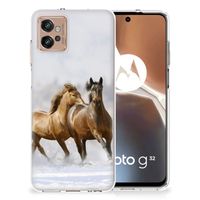 Motorola Moto G32 TPU Hoesje Paarden