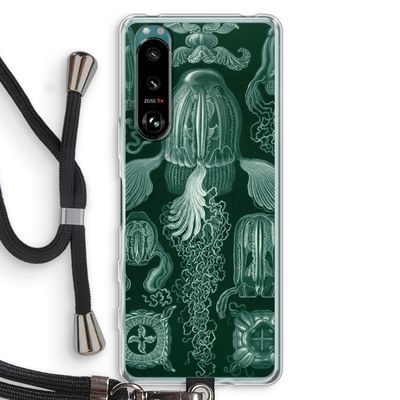Haeckel Cubomedusae: Sony Xperia 5 III Transparant Hoesje met koord