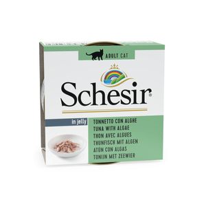 Schesir in Gelei Tonijn/Zeewier natvoer kat 85gr