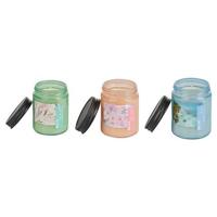 Beliani-FRUITY BLOOM-Geurkaars set-Salie Zeezout|Zee|Orchidee-Soja wax