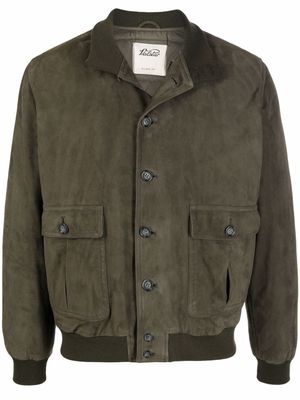 Valstar veste en daim à col montant - Vert