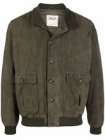 Valstar veste en daim à col montant - Vert