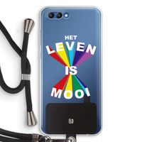 Het Leven Is Mooi: Honor 10 Transparant Hoesje met koord
