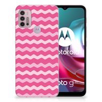 Motorola Moto G30 | G10 TPU bumper Waves Pink