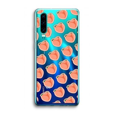 Just peachy: Huawei P30 Transparant Hoesje