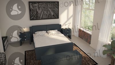 Standaard boxspring 140 x 220 cm- stofkleur 5087