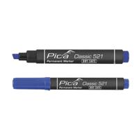 Pica 521/41 Permanent Marker beitel blauw VE=10 - PI52141 Pica 521/41 Permanent Marker beitel blauw VE=10 - PI52141