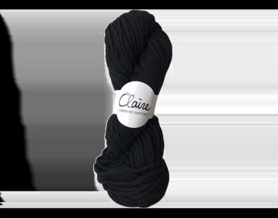 byClaire chunky cotton 015 black