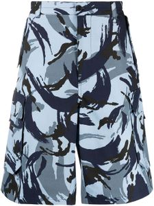 Kenzo short à poches cargo - Bleu