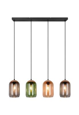 Trio Glazen eettafellampCork 4-lichts - 364600417