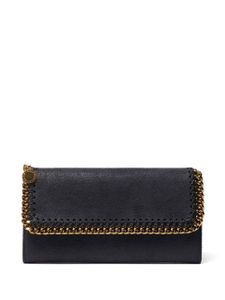 Stella McCartney portefeuille continental Falabella - Noir