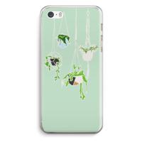 Hang In There: iPhone 5 / 5S / SE Transparant Hoesje