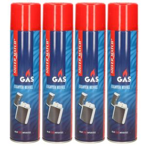 Aanstekergas - 4x stuks - butaan gas - 300 ml
