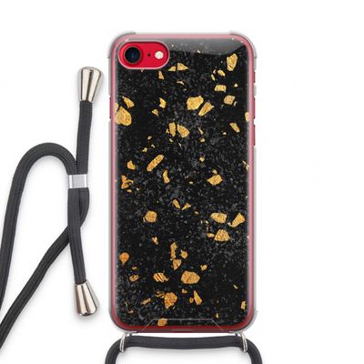 Terrazzo N°7: iPhone SE 2020 Transparant Hoesje met koord