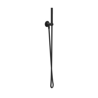 Handdoucheset IVY Set Bestaande Uit Doucheslang 150 cm, Wandhouder Met Uitlaat En Handdouche Satin Spray Mat Zwart PED
