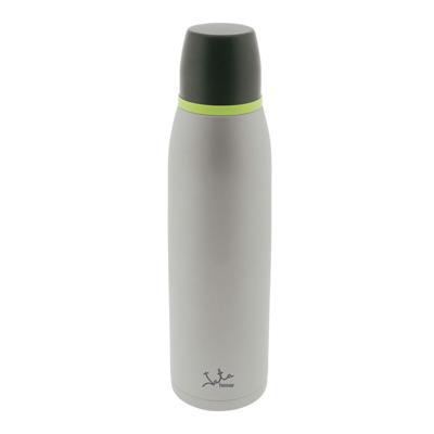 Reisthermosfles JATA 920 1 L Grijs Metaal Roestvrij staal Plastic