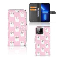 iPhone 13 Pro Max | Telefoonhoesje | Met pasjeshouder | Sleeping Cats