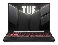 ASUS TUF Gaming A16 FA607PI-N3090W AMD Ryzen™ 9 7940HX Laptop 40,6 cm (16") WUXGA 16 GB DDR5-SDRAM 1 TB SSD NVIDIA GeForce RTX 4070 Wi-Fi 6 (802.11ax) Windows 11 Home Zwart, Grijs