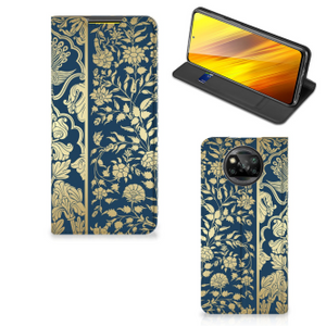 Xiaomi Poco X3 Pro | Poco X3 Smart Cover Beige Flowers