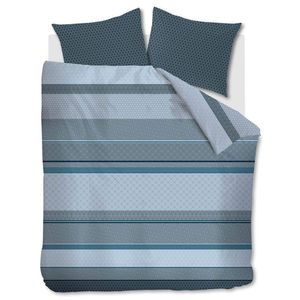 Beddinghouse Dekbedovertrek Lacie Blue-2-persoons (200 x 200/220 cm)