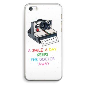 Smile: iPhone 5 / 5S / SE Transparant Hoesje