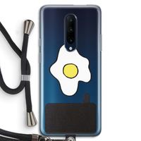 Spiegelei: OnePlus 7 Pro Transparant Hoesje met koord